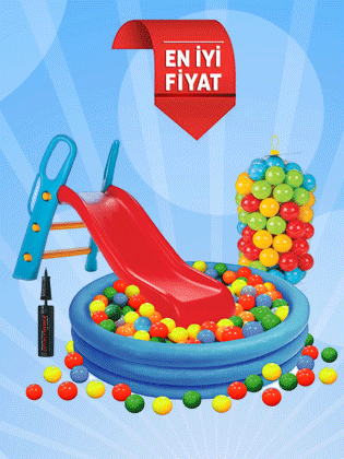 Çocuk Kaydırak Oyun Hvuzları