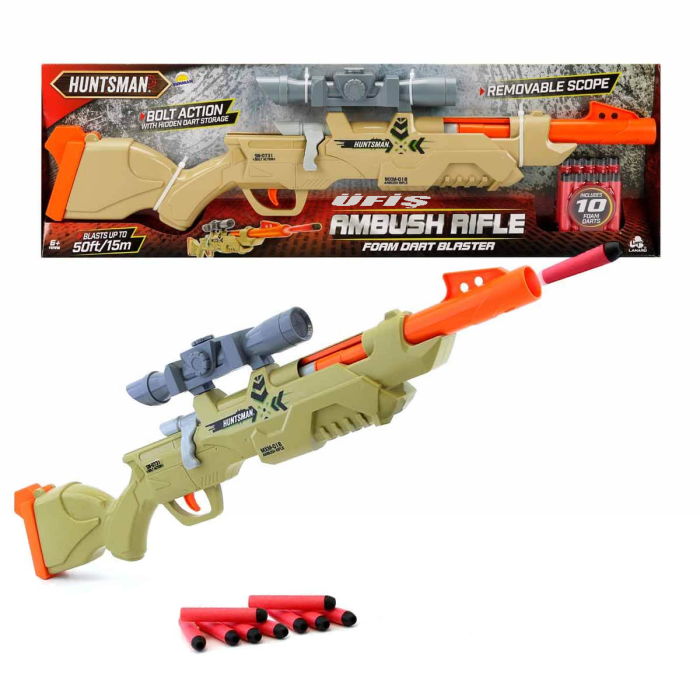 Lanard Toys Huntsman Alpha Ambush Tüfek 10 Dartlı 91945 Lisanslı