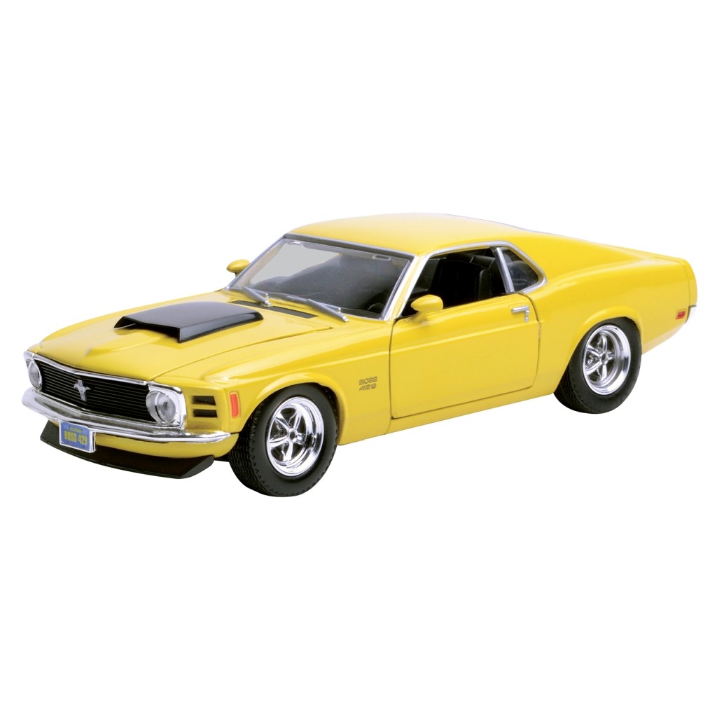 Model Arabalar - MotorMax - 1:24 1970 Ford Mustang Boss 429 Klasik
