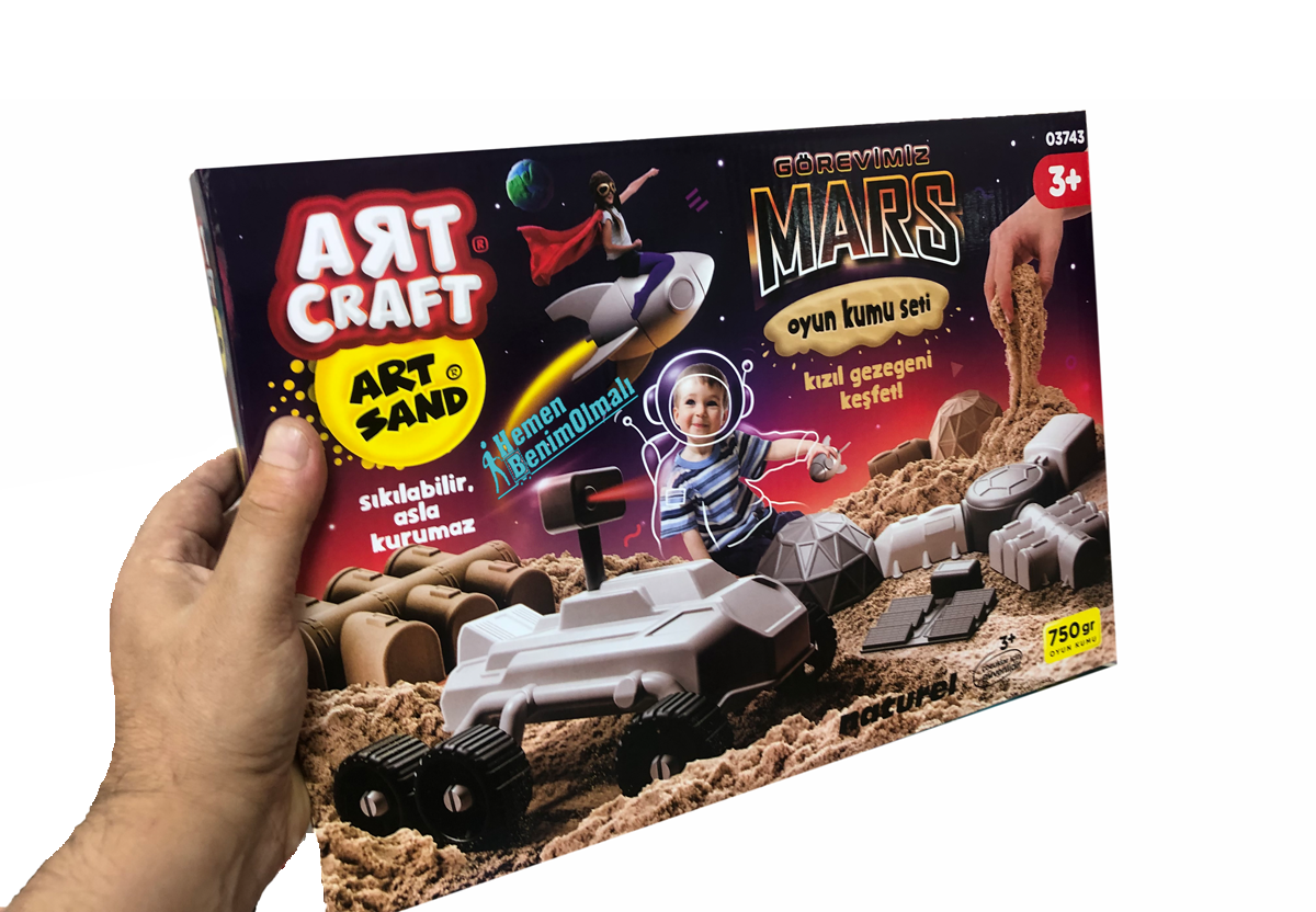 03743 Art Craft Görevimiz Mars Kinetik Kum Oyun Seti 750 gr