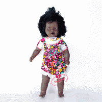  Oyuncak et bebek Elbiseli  Saçlı 60 cm