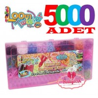 Loom Twister Bands Set Extra Large 5000 Parça