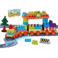 Dolu Yapboz 89 Parça Tren ve Yol Set - 5082