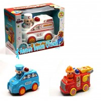 Oyuncak Pilli Ambulans, İtfaiye ve Polis Arabası