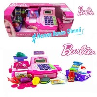 Barbie Mikrofonlu Market Kasası ve Hesap Makinesi
