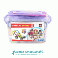 Magical Magnet 88 Parça Mıknatıslı Yapı Oyunu