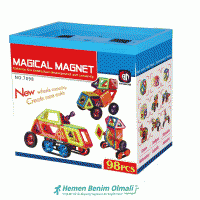 Magical Magnet 98 Parça Mıktanıslı Yapı Oyunu