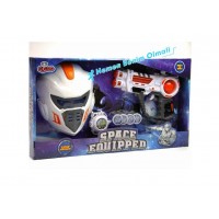 Oyuncak Uzay Silahı Maskeli Sesli Işıklı 3 lü Set