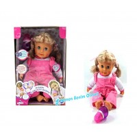 Oyuncak Et bebek Ses Kayıtlı Komik Konuşan Mila Bebek 38  cm
