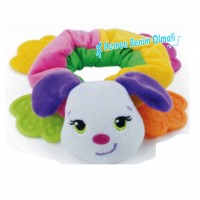 03 Yaş Oyuncak Diş Kaşıyıcılı Bileklik Tavşan (Kumaş