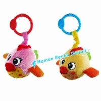  Bebek Oyuncak Diş Kaşıyıcılı Titreşimli Sevimli Balık Kumaş