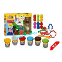 Art Craft Üç Boyutlu Hayvanlar Oyun Hamuru Seti Eğitici Öğretici Oyuncak  03295