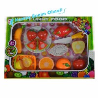 Meyve Kesme Nasıl Yapılır Oyuncak Funny Food Meyve Kesme Seti Kutulu  Kargo Ücretsiz