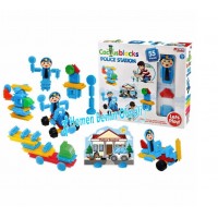 Oyuncak Kaktüs Mono Bloklar Polis İstasyonu Temalı 55 Parça Taraklı Lego Seti 03307