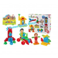 Cacus  Dede Oyuncak Kaktüs Mono Bloklar Eğitici 100 Parça Taraklı Lego Oyun Seti