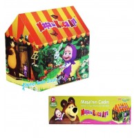 Masha Maşa Ev Model Çocuk Kamp Oyun Çadırı Kolay Kurulum 8680863014349