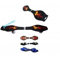 Waveboard Şeytan KayKay İki Tekerlekli Silikon Tekerli Kay Kay 