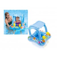 İntex Baby Float Gölgelikli Bebek Simiti 81x66 Cm
