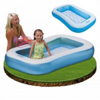 İntex Yumuşak Tabanlı Kare Çocuk Havuzu  166x100x28Cm