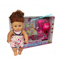 Oyuncak Bebek Güzellik Setli Melis Bebek 