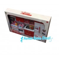 Oyuncak Mutfak Modern Kitchen Mutfak Seti Pilli Sesli