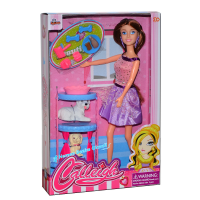 Oyunca Akesuarlı 11,5inch Köpekli Bebek 29 Cm Köpek Kargo Ücretsiz