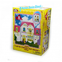 Vardem Kutulu Aksesuarlı 8 Parça Dev İki Katlı Ev RB-22946