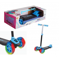 Cool Wheels 3 Tekerlekli Twistable Kız Erkek Çocuk Scooter Frenli Işıklı Teker 