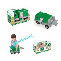 Oyuncak Çöp Kamyonu Açılır Arka Ve Yan Kapaklar 43 Cm Plastik Kamyon