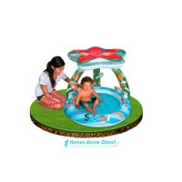 İntex Yıldız  Gölgelikli Bebek Havuzu 102x86Cm