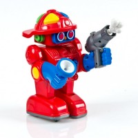 Oyuncak Kutulu İtfaiyeci Robot (Işıklı Ve Müzikli)