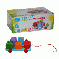 Eğitici Oyuncak Ahşap  Geometrik Şekilli Çek Çekli Oyuncak  8693215642176 Kargo Ücretsiz