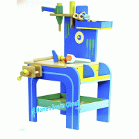 Mentari Oyuncak Ahşap Tamir Tezgahı Eğitici Çalışma Tezgahı