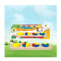 Woodoy Beşli Geometrik Şekiller Bütünleme Oyunu