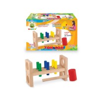  Woodoy Ahşap Eğlenceli Tokmaçlı Tak Çak Oyunu