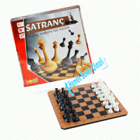 Ahşap Satranç Gold Zeka Oyunları  Kargo Ücretsiz 