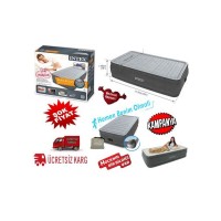 İntex 64412 Tek Kişilik  4 Katlı Tek Kişilik Lüks  Şişme Yatak 191 x 99 x 46 Cm