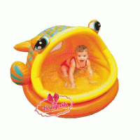 İntex 57109 Bebek Havuzu Tenteli Balık Model