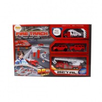 Oyuncak Metal Pilli İtfaiye Seti 29 parça