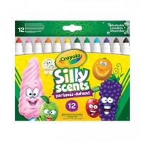 Crayola Sılly Scents Kalın Keçeli Boya Kalemi 12'Lİ