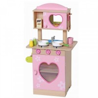 Mentari Eğitici Ahşap Mutfak Seti  (Çift Yönlü)