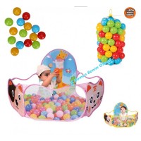 Babycim Potalı Oyun Havuzu 100 Adet  Oyun Topu Set Kargo Dahil Kampanya