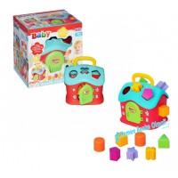 Dede Baby 13 Parça Eğitici Bultak Ev Geometrik Şekil Ev