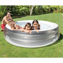 İntex Yuvarlak 3 Boğumlu Şişme Havuz 229x51 Cm