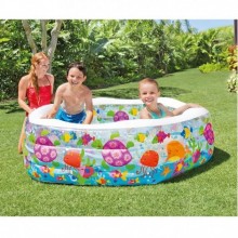 İntex Okyanus Desenli Altıgen Şişme Havuz