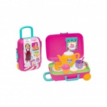 Dede Candy  Ken Oyuncak Çay Seti 12 Parça Bavulum Set 