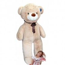 Oyuncak Ayı 200CM  Peluş Ayı Papyonlu Gel Keyfim Gel Uzun Ayı Kahverengi 2 Metre Büyük Boy Ayı Sevimli Yumuşacık Uyku Arkadaşım 