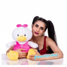 Oyuncak Peluş Ördek Oturan 40 Cm Sevimli Kaliteli Kargo Ücretsiz