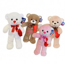 Peluş Oyuncak Ayı Kalp Tutan Uzun Ayı 45 Cm Sevimli Kaliteli Kargo Ücretsiz