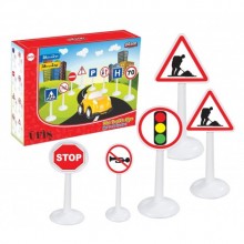 Pilsan Oyuncak Eğitici Mini Trafik İşaretleri 16 Set Adet Kargo Ücretsiz